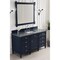 James Martin Vanities Brittany 60in Single Vanity, Victory Blue w/ 3 CM Charcoal Soapstone Quartz Top 650-V60S-VBL-3CSP - alternate 2